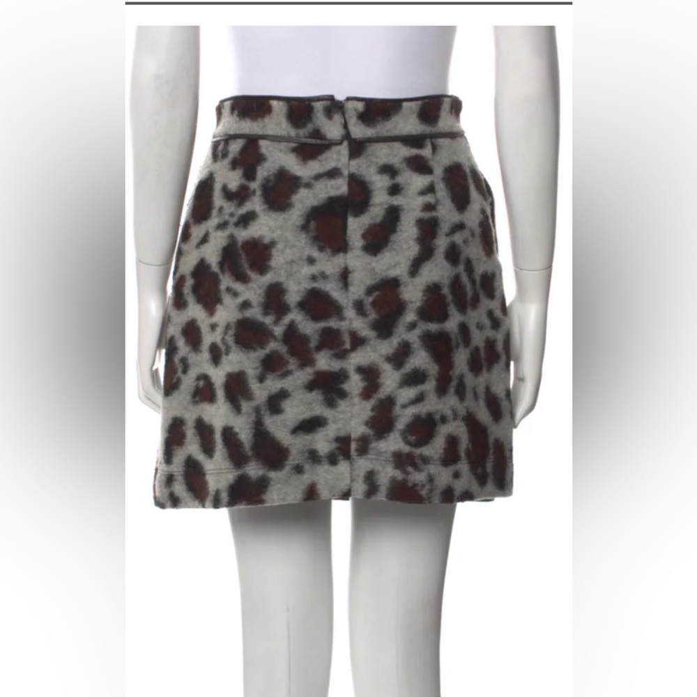 Sea Wool Animal Print Skirt - Picture 3 of 11